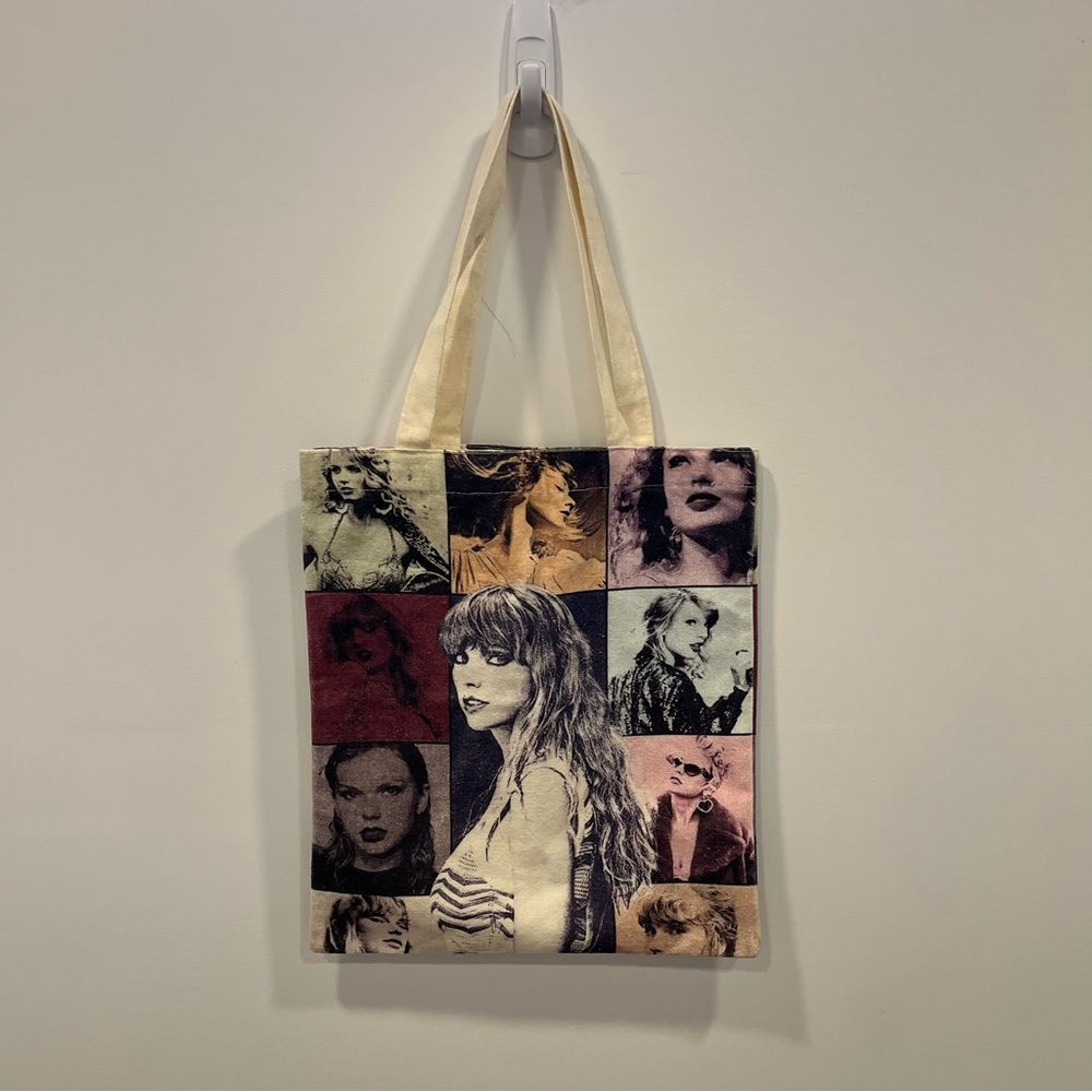 Taylor Swift Eras Tour Reusable Tote Bag 12”x14” Double Sided